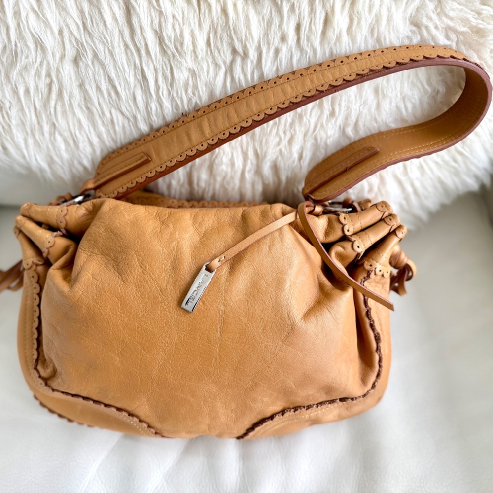 Brand New - Lancel Paris Leather shoulder bag - light brown